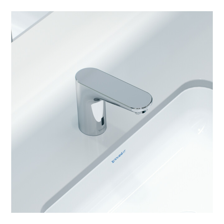 Duravit Robinet lavabo infrarouge Sensor 1 alimentation, sortie 122 mm, régulation temp., chrome
