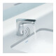 Duravit Robinet lavabo infrarouge Sensor 1 réseau, A 122 mm, temp. eau régl., chr