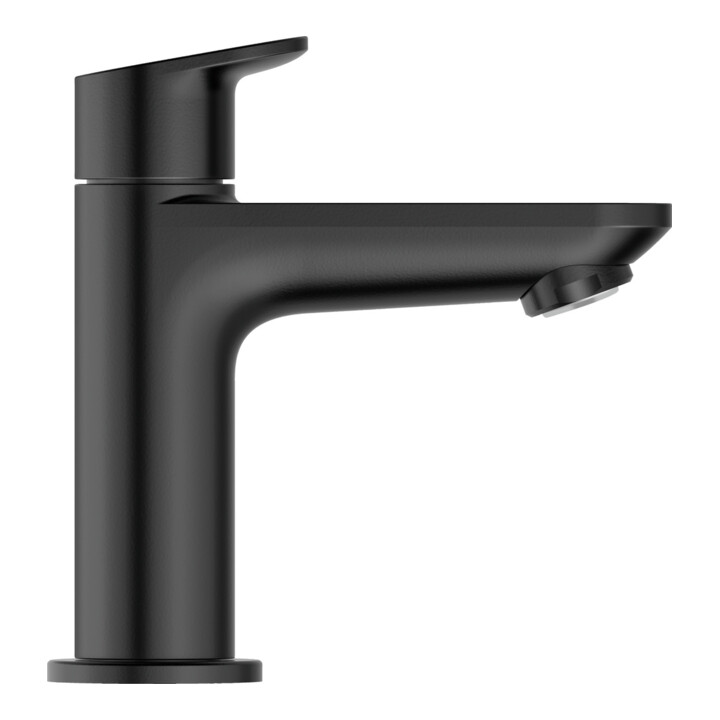 Duravit Robinet sur pied Wave, portée 90 mm, noir mat