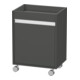 Duravit Rollcontainer Ketho 50x36x67 cm, porte à gauche, graphite mat-1