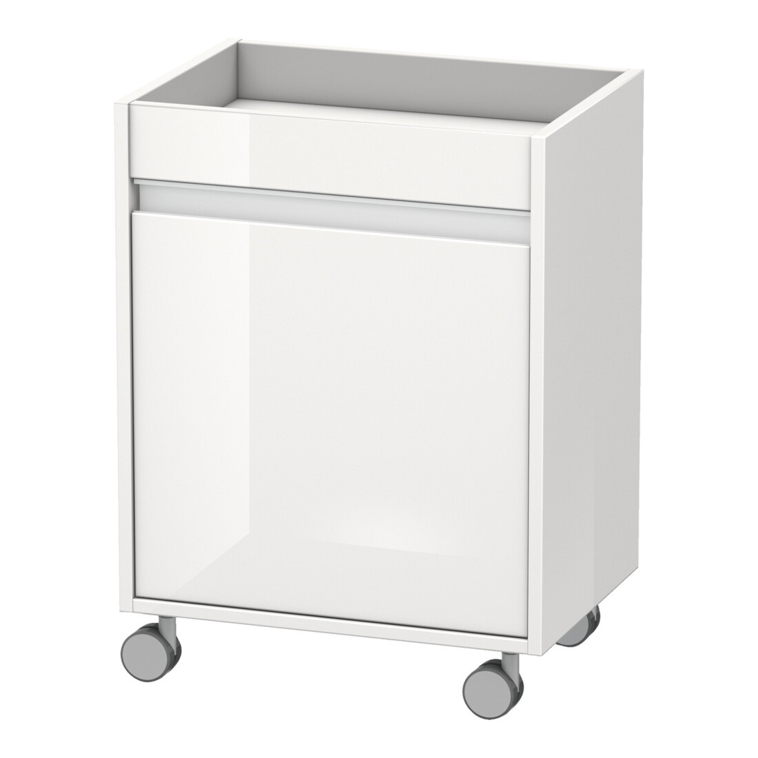 Duravit Rollcontainer Ketho 50x36x67 cm, porte droite, blanc brillant