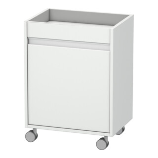 Duravit Rollcontainer Ketho 50x36x67 cm, porte droite, blanc mat