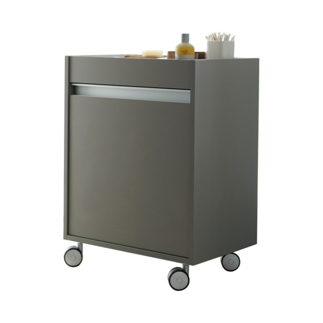 Duravit Rollcontainer Ketho 50x36x67 cm, porte droite, graphite mat