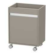 Duravit Rollcontainer Ketho 50x36x67 cm, porte gauche, basalte mat