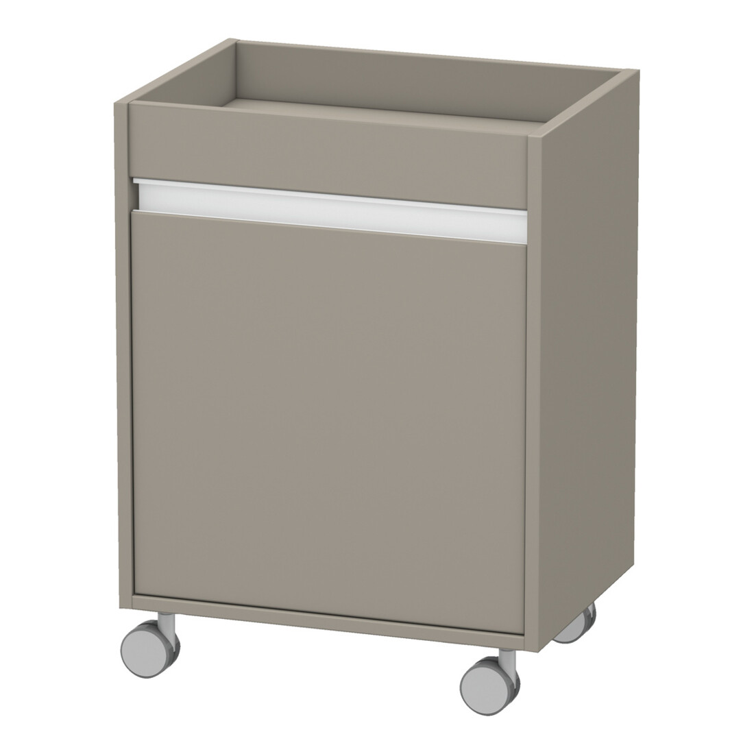 Duravit Rollcontainer Ketho 50x36x67 cm, porte gauche, basalte mat