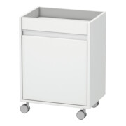 Duravit Rollcontainer Ketho 50x36x67 cm, porte gauche, blanc mat