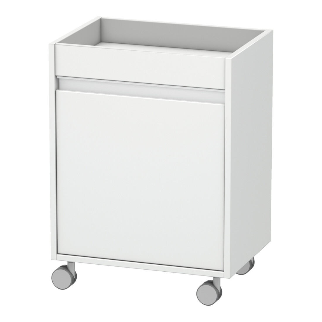Duravit Rollcontainer Ketho 50x36x67 cm, porte gauche, blanc mat