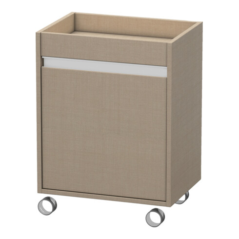 Duravit Rollcontainer Ketho 50x36x67 cm, porte gauche, lin