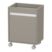 Duravit Rollcontainer Ketho 50x36x67cm, Tür links, basalt matt
