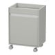 Duravit Rollcontainer Ketho 50x36x67cm, Tür rechts, betongrau matt-1