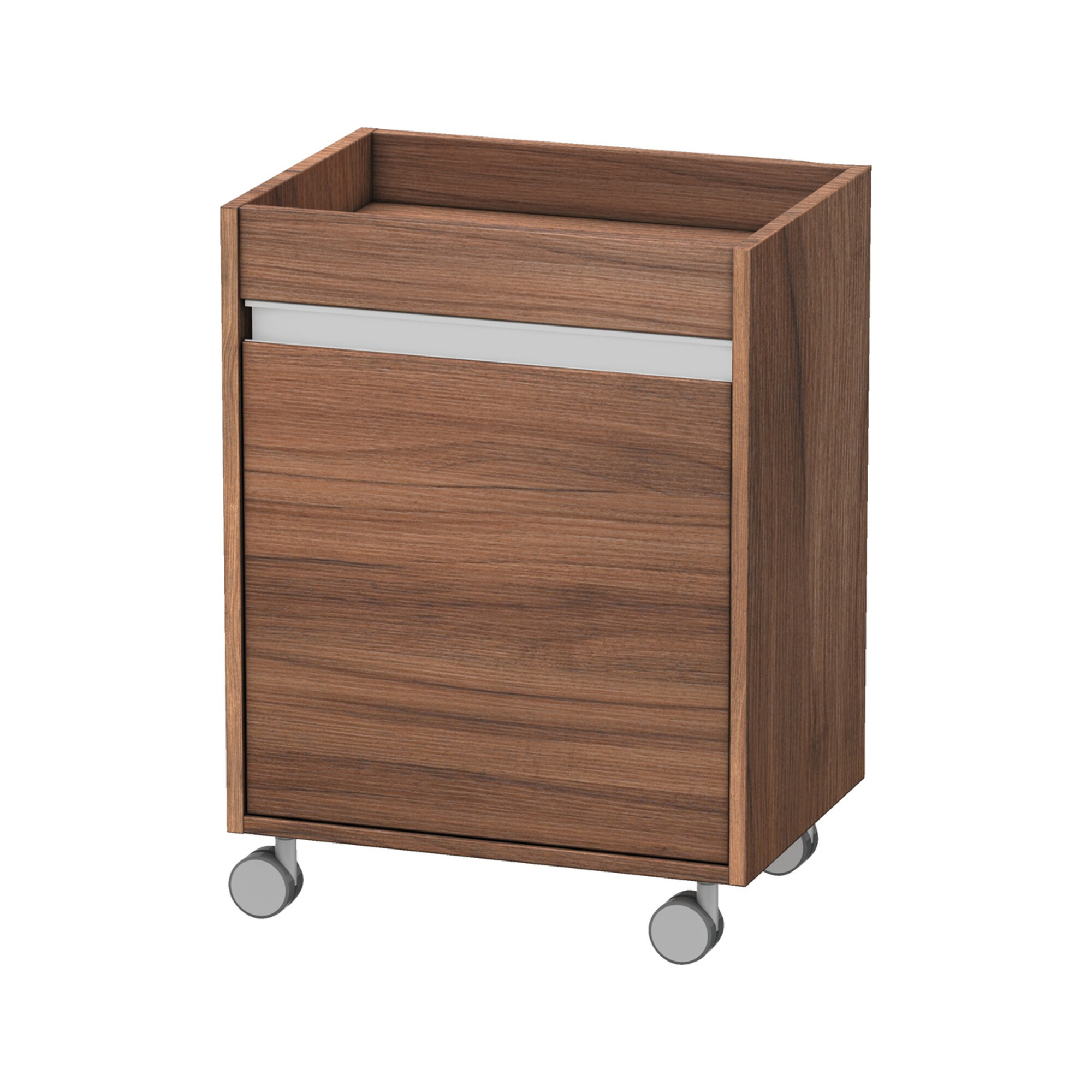 Duravit Rollcontainer Ketho 50x36x67cm, Tür rechts, nussbaum natur