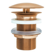 Duravit Schaftventil d 72mm, f WT o. ÜL, Bronze gebürstet