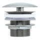 Duravit Schaftventil d 72mm, f WT o. ÜL, Edelstahl gebürstet-1