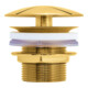 Duravit Schaftventil d 72mm, f WT ohne Überlauf, Gold poliert-1