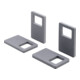 Duravit Schallschutz-Set DuraSystem 6,5x3,6cm, sk, z. Schallentkopplung-1