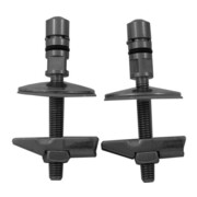 Duravit Scharnier-Set f Sitz ohne Absenkautomatik, Edelstahl