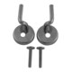 Duravit Scharnier-Set f Sitz ohne Absenkautomatik, Edelstahl-1