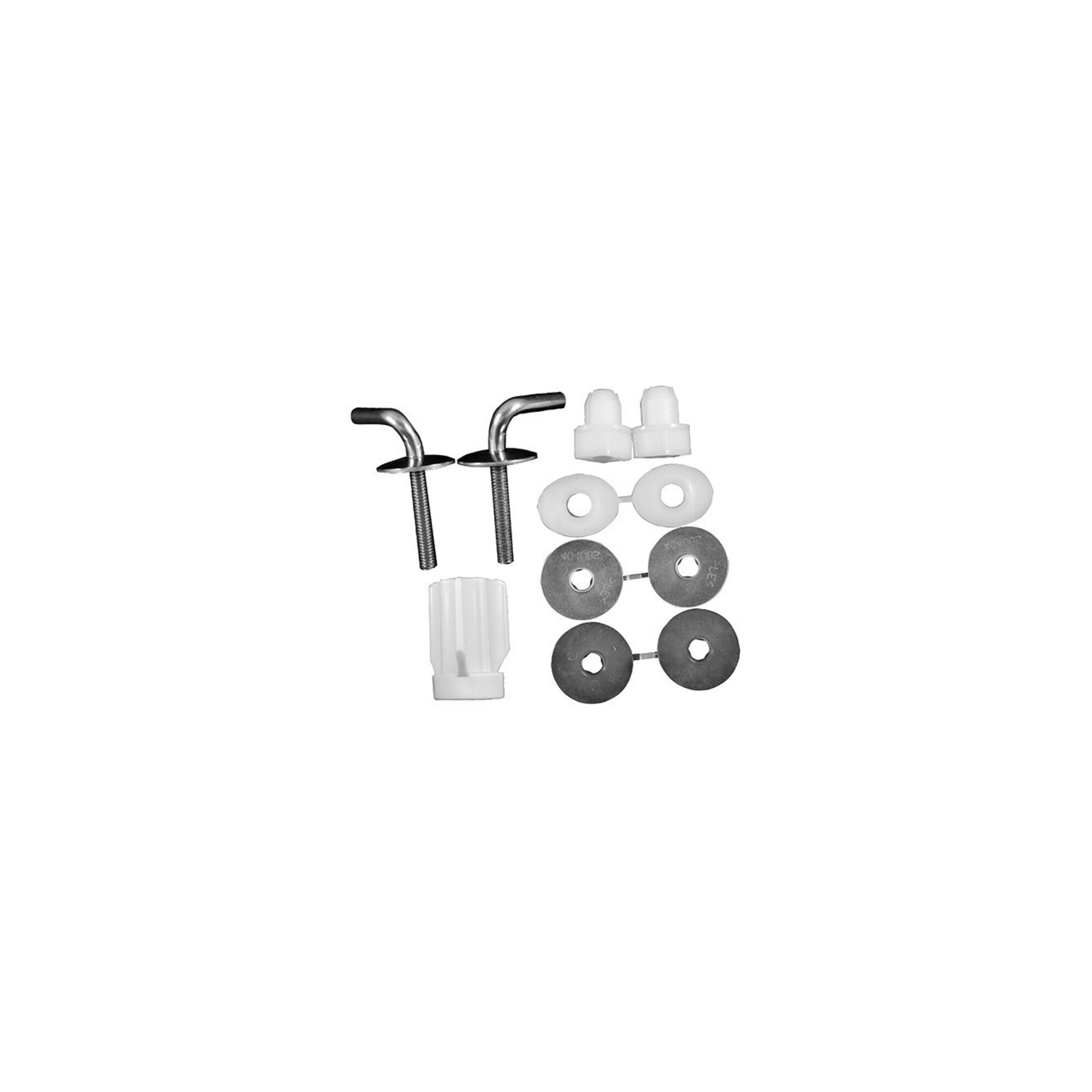 Duravit Scharnier-Set f Sitz ohne Absenkautomatik, Edelstahl