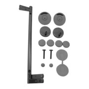 Duravit Scharnier-Set f Sitz ohne Absenkautomatik, Edelstahl
