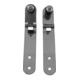 Duravit Scharnier-Set f Urinaldeck o. Absenkaut., Edelstahl-1