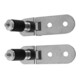 Duravit Scharnier-Set f Urinaldeck o. Absenkaut., Edelstahl-1