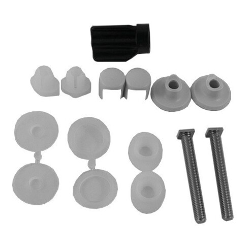 Duravit Scharnier-Set für WC-Sitz D-Code, Kunststoff