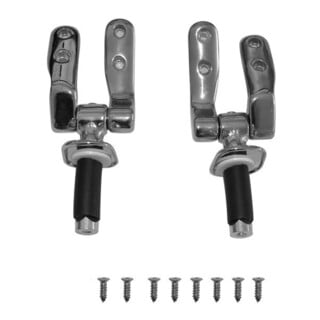 Duravit Scharnierpaar chrom ab10/2003 für WC-Sitz 1930