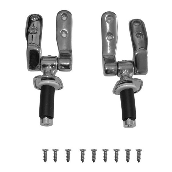 Duravit Scharnierpaar chrom für WC-Sitz 1930