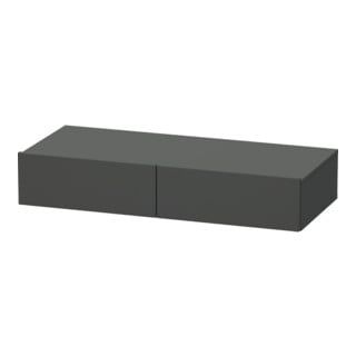 Duravit Schubkastenablage DuraStyle 100x44cm, 2 SchKa., graph ma, m Konsole