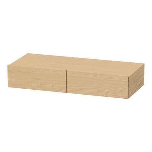 Duravit Schubkastenablage DuraStyle 100x44cm, 2 Schubk., Ei Nat, m Konsole