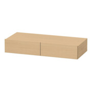 Duravit Schubkastenablage DuraStyle 100x44cm, 2 Schubk., Ei Nat, m Konsole