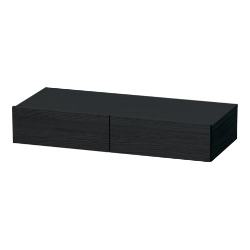 Duravit Schubkastenablage DuraStyle 100x44cm, 2 Schubk., Ei sw, m Konsole