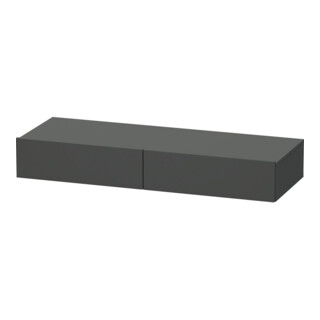 Duravit Schubkastenablage DuraStyle 120x44cm, 2 SchKa., graph ma, m Konsole