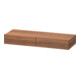 Duravit Schubkastenablage DuraStyle 120x44cm, 2 SchKa., Nussb Nat, m Konsole-1