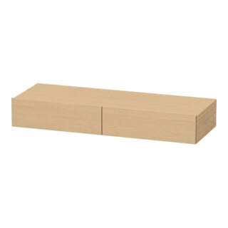 Duravit Schubkastenablage DuraStyle 120x44cm, 2 Schubk., Ei Nat, m Konsole