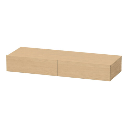 Duravit Schubkastenablage DuraStyle 120x44cm, 2 Schubk., Ei Nat, m Konsole