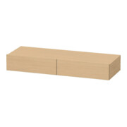 Duravit Schubkastenablage DuraStyle 120x44cm, 2 Schubk., Ei Nat, m Konsole