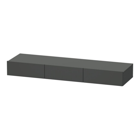 Duravit Schubkastenablage DuraStyle 150x44cm, 3 SchKa., graph ma, m Konsole
