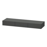 Duravit Schubkastenablage DuraStyle 150x44cm, 3 SchKa., graph ma, m Konsole