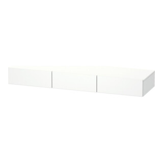 Duravit Schubkastenablage DuraStyle 150x44cm, 3 SchKa., we. ma, m Konsole