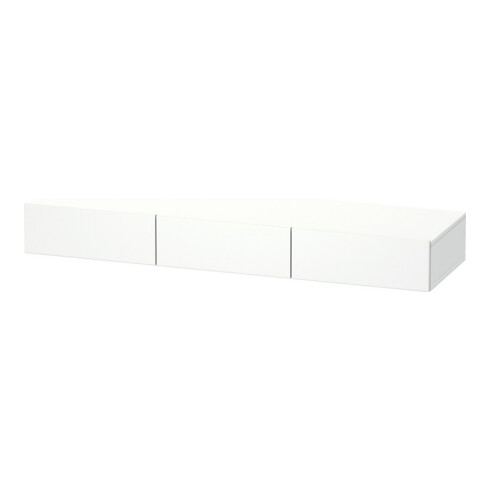 Duravit Schubkastenablage DuraStyle 150x44cm, 3 SchKa., we. ma, m Konsole