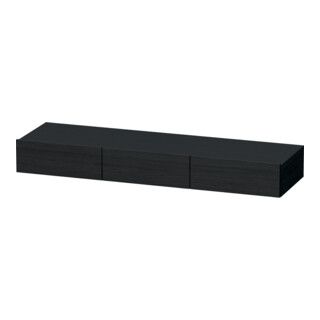 Duravit Schubkastenablage DuraStyle 150x44cm, 3 Schubk., Ei sw, m Konsole