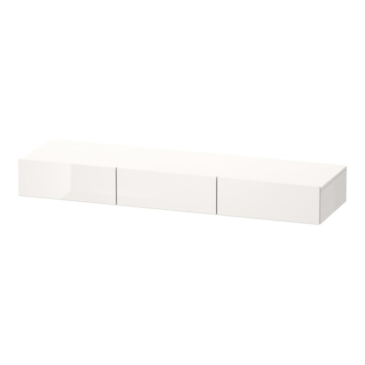 Duravit Schubkastenablage DuraStyle 150x44cm, 3 Schubk., Ei sw, m Konsole