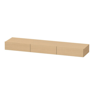 Duravit Schubkastenablage DuraStyle 180x44cm, 3 Schubk., Ei Nat, m Konsole