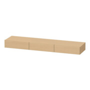 Duravit Schubkastenablage DuraStyle 180x44cm, 3 Schubk., Ei Nat, m Konsole