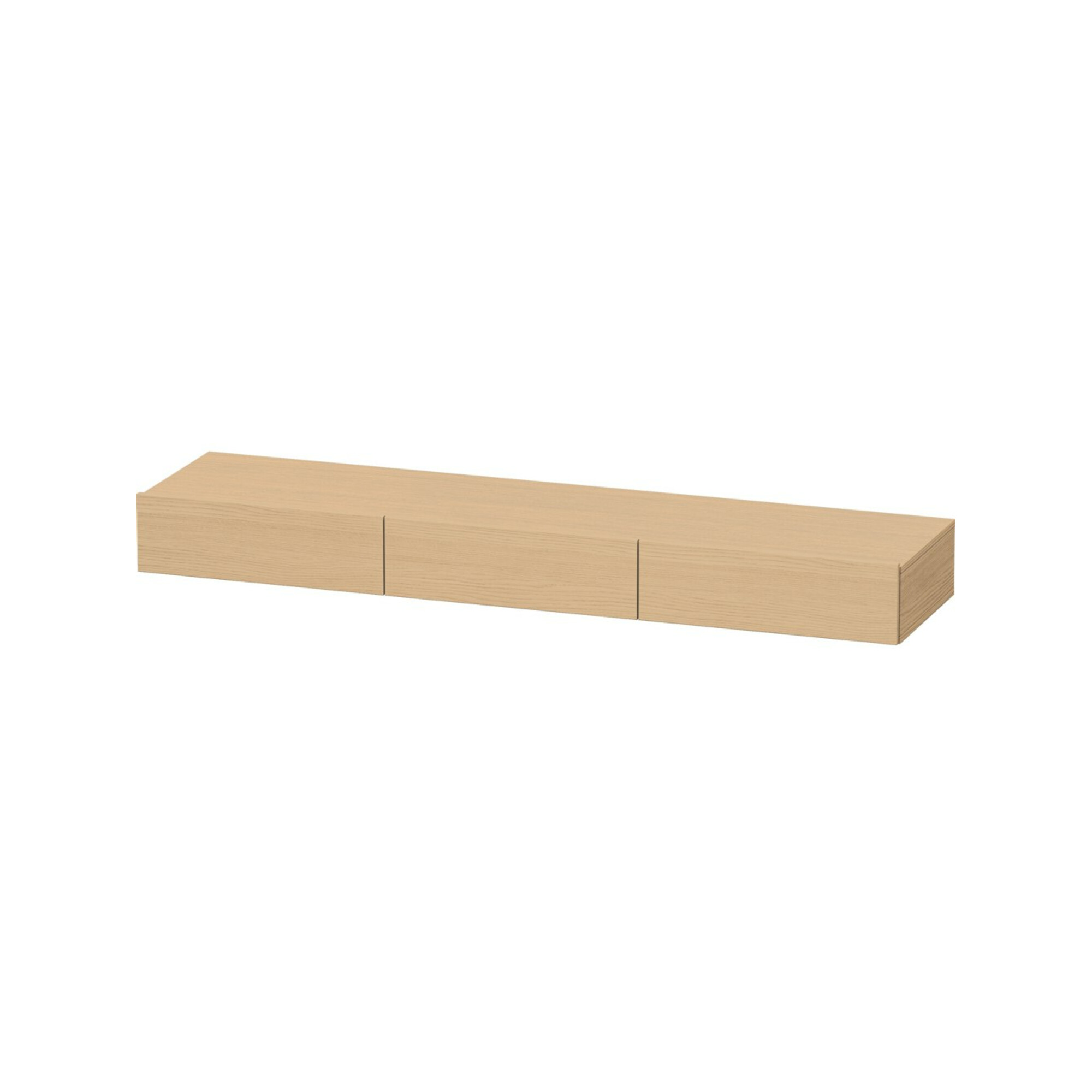 Duravit Schubkastenablage DuraStyle 180x44cm, 3 Schubk., Ei Nat, m Konsole