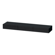 Duravit Schubkastenablage DuraStyle 180x44cm, 3 Schubk., Ei sw, m Konsole