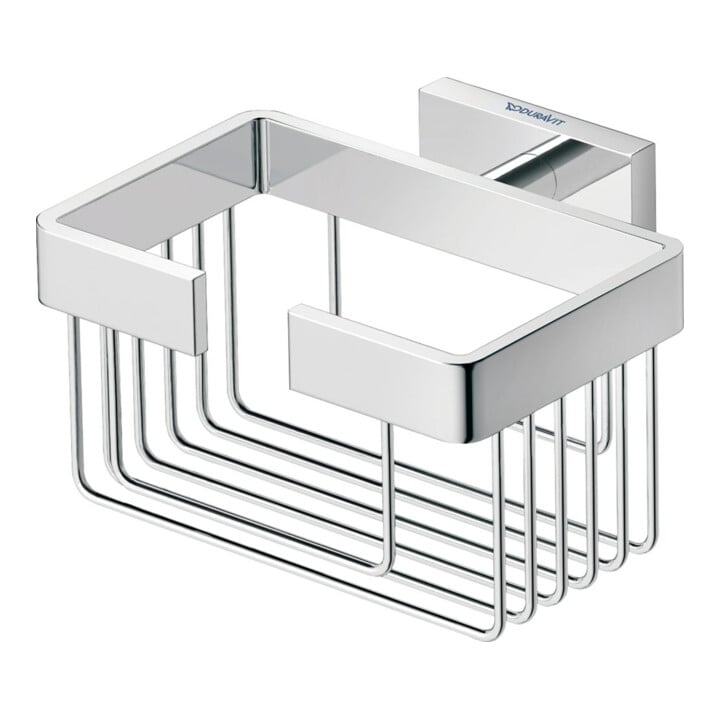 Duravit Seifenkorb Karree 14x12cm, chrom