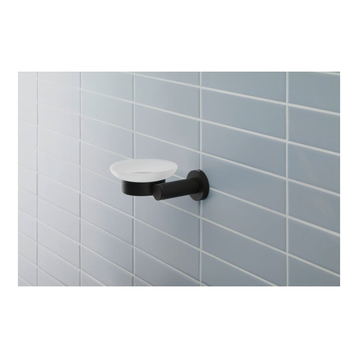 Duravit Seifenschale D-Code 13,5x12cm, Gl. we. ma, Sch li, sw matt