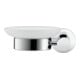 Duravit Seifenschale D-Code 13,5x12cm, Gl. we. ma, Sch links, chrom-1